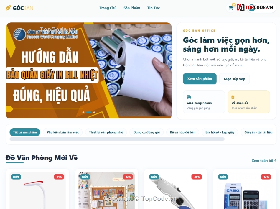 website,web văn phòng,web bán đồ ăn
